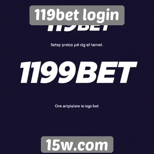 Guia completo para acessar 119bet login