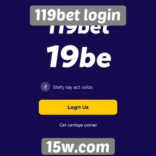 Acessibilidade do site 119bet login para novos usuários